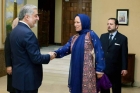 Princess Zahra Aga Khan meets the Second Vice-President of Afghanistan Sarwar Danesh  2017-04-25